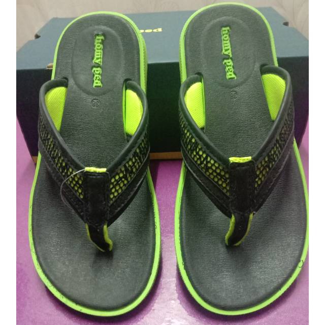 Homyped sandal pria ori hitam 38 39 41