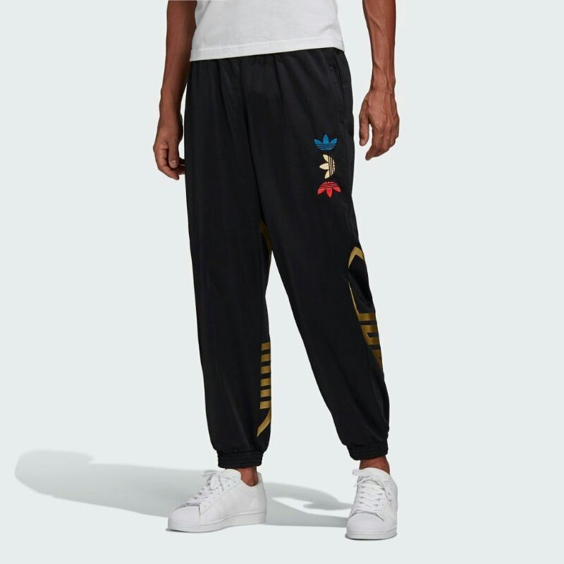Adidas Metallic Track Pants Men Black Original