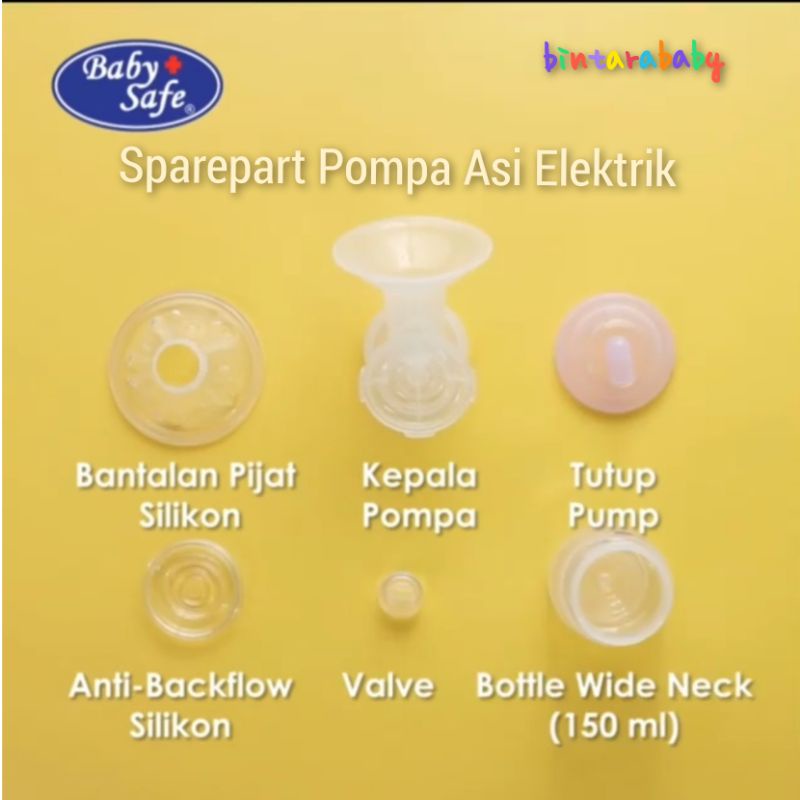 Sparepart ORIGINAL Pompa Asi Baby Safe Elektrik Breast Pump Electric  / Valve Baby Safe Elektrik Original Valve Pompa Asi Baby Safe