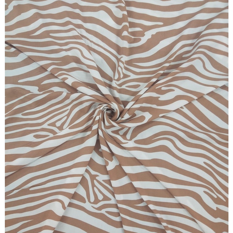 kain katun rayon viscose premium motif zebra best seller