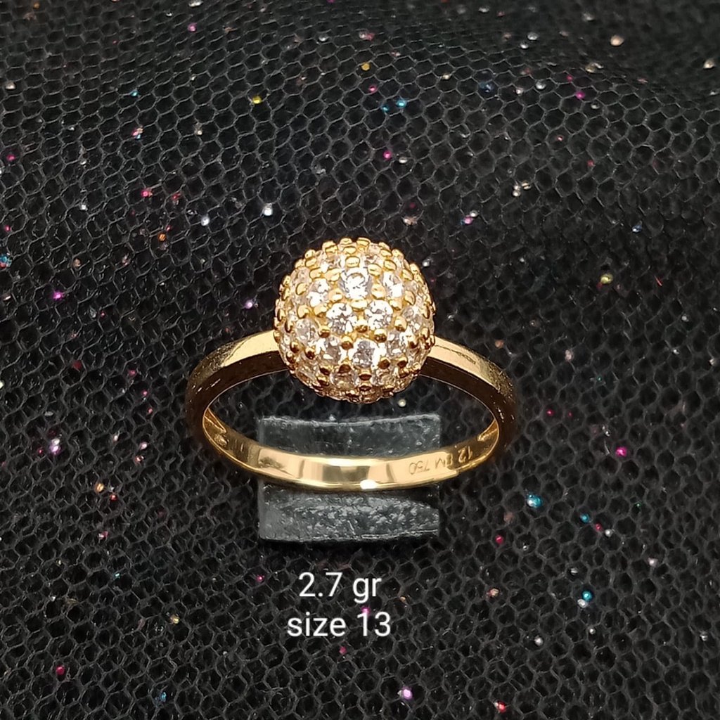 Cincin Emas 17K - 2.7 gr Kadar 750 - CBS200000008