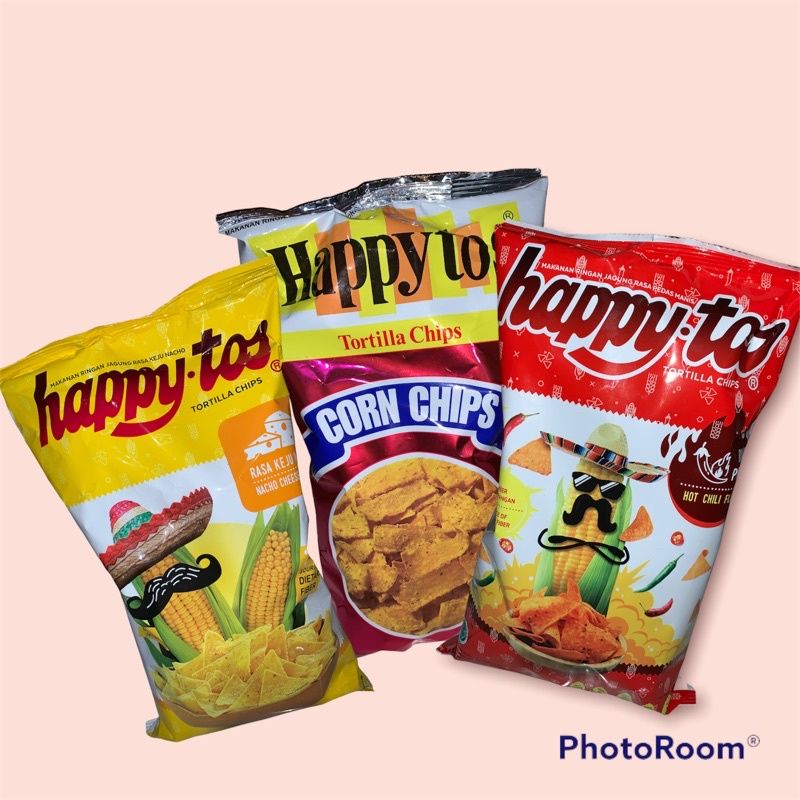 Jual Free Packing Kardus Happytos Happy Tos Tortilla Chips Corn Rasa