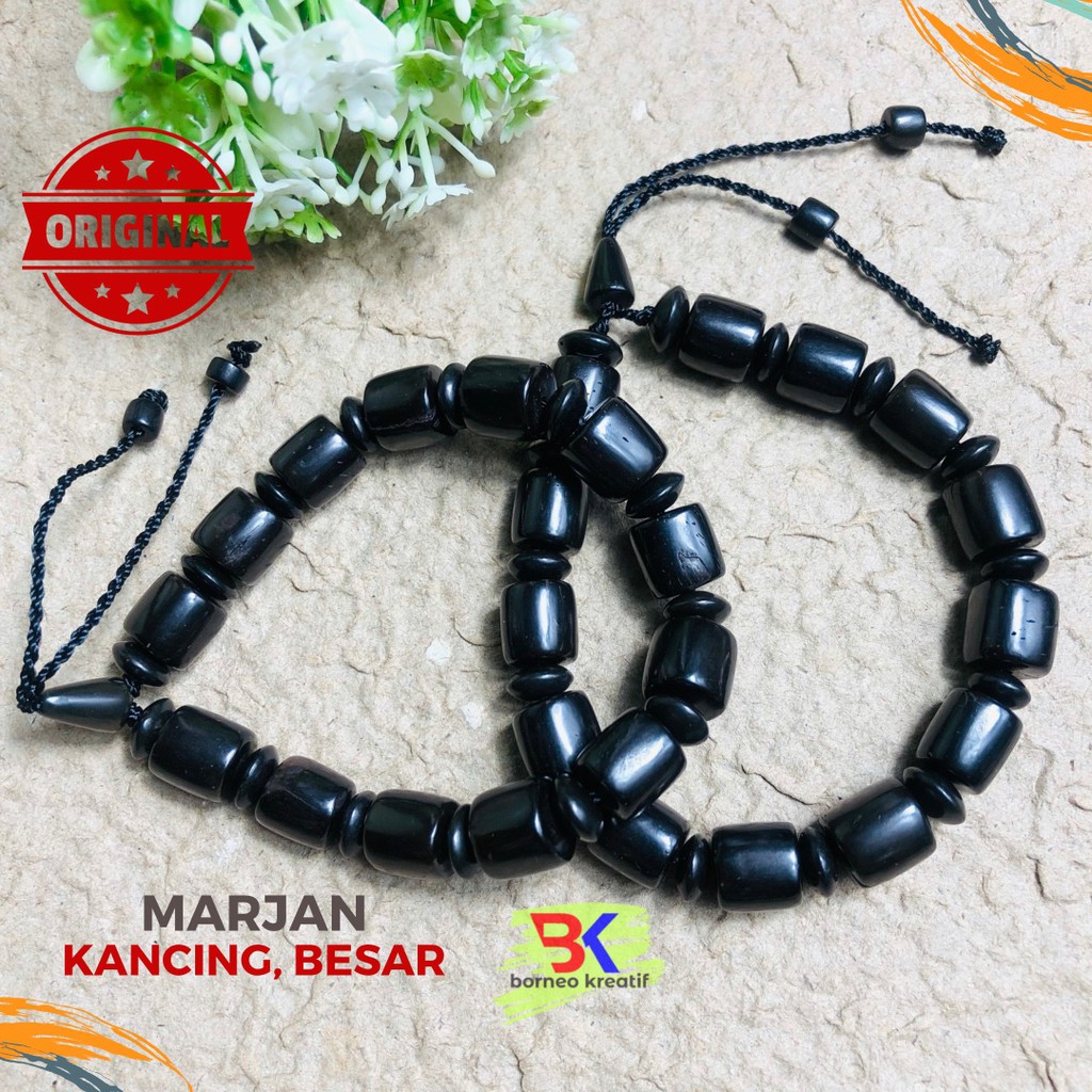 Gelang Kayu - Marjan Kancing, Besar
