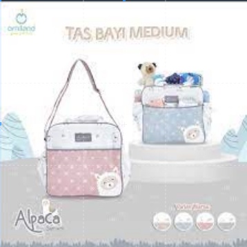 omiland tas baby medium saku prin alpace series - ob 29201