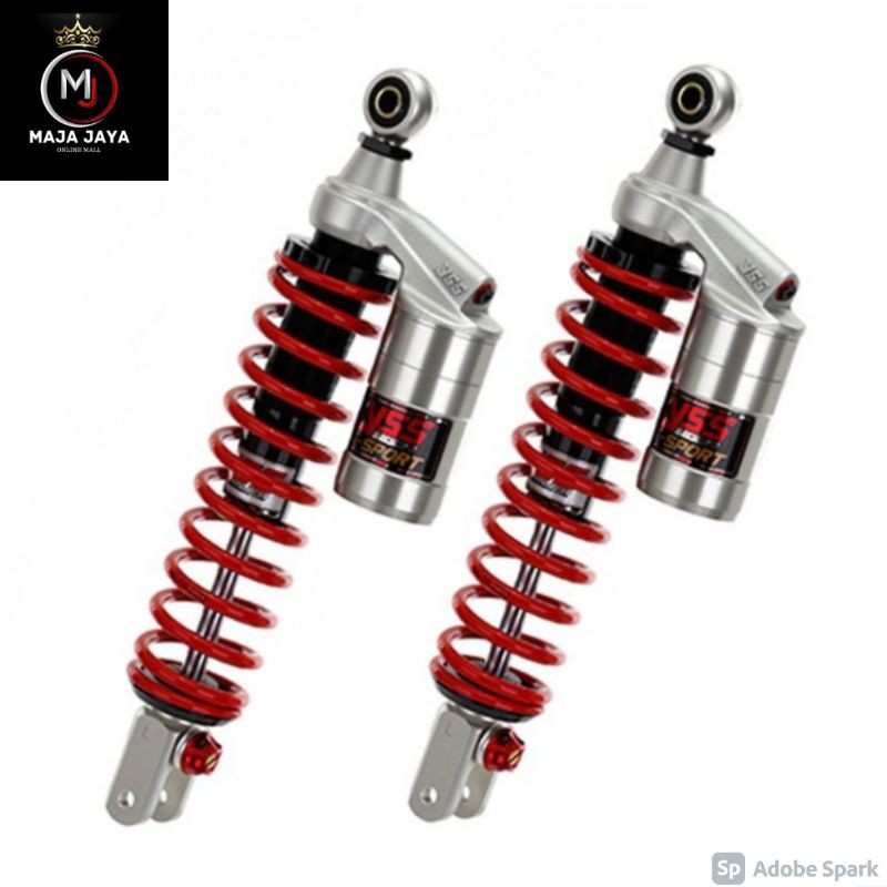 Shockbreaker YSS G-Sport Aerox 155 300 Mm Red