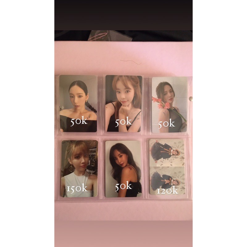 Photocard SNSD (Taeyeon, Sunny, Hyoyeon, Yuri, Seohyun, Tiffany, Jessica) Season Greetings, Album