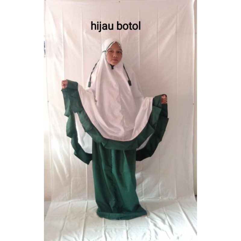 sale mukena polos gontor/imamah Gontor/mukena santri /mukena santriwati/mukena pondok pesantren