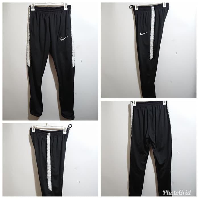 nike sweatpants black and white