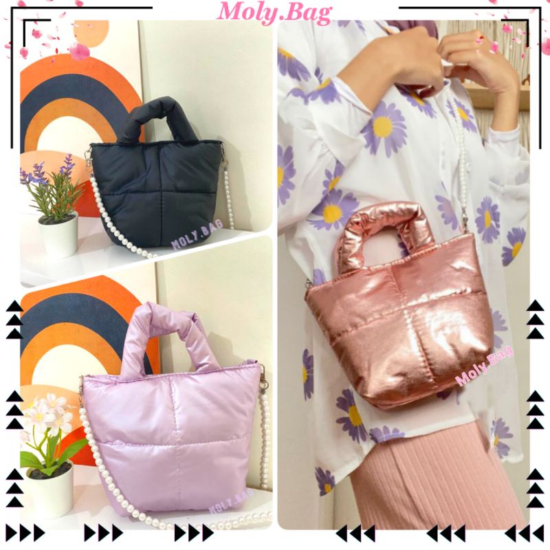 Tas Puffy Bag | Tas Selempang Korea Wanita Murah | Pillow Puffy Bag