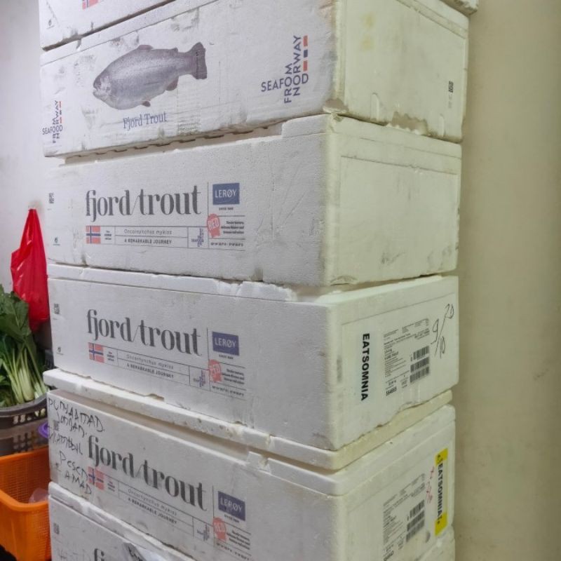 sterofoam box bekas murah buat pembesaran ikan