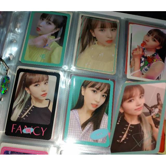 TWICE FANCY PHOTOCARD MINA (6PCS) + Lenticular