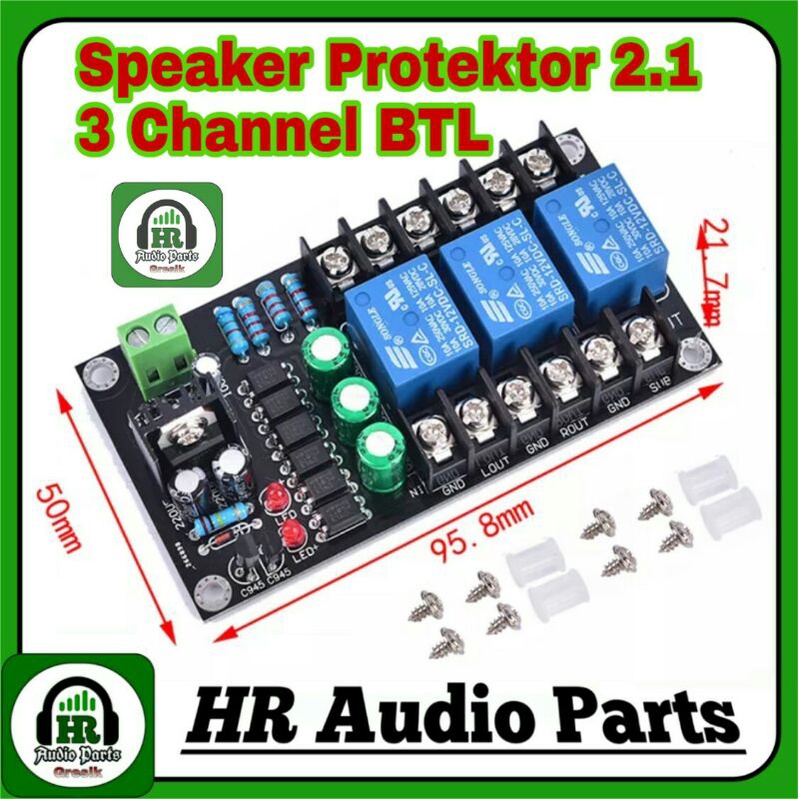Speaker Protektor 2.1 Channel for TPA3116D2 Subwoofer DC 12V - 16V