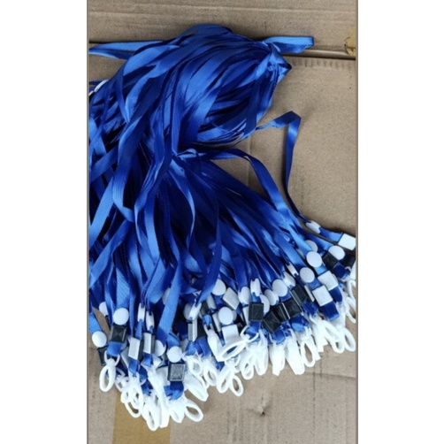 

Limited [100Pcs] Tali Id /Tali Lanyard 1Cm Jepitan Plastik/ Tali Id Plastik Hot Sale