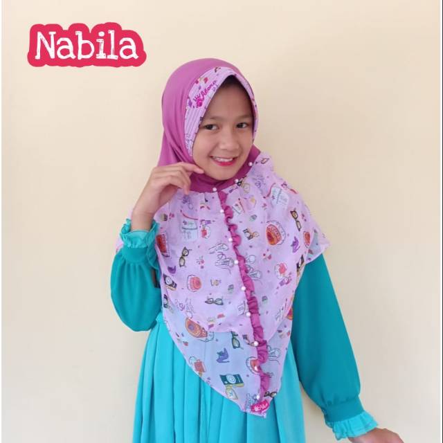Jilbab anak alena Nabila by alena