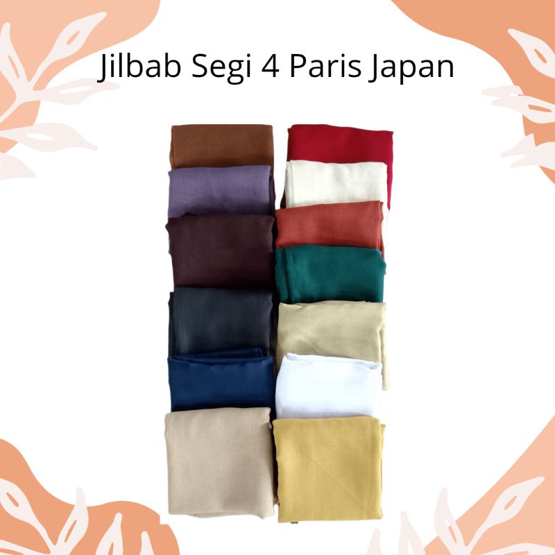 Jilbab Segi Empat Paris Japan