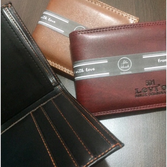 DOMPET LIPAT PRIA bahan kulit sintetis lokal pipa #dompet #dompetlipat #dompetcowok #dompetpria