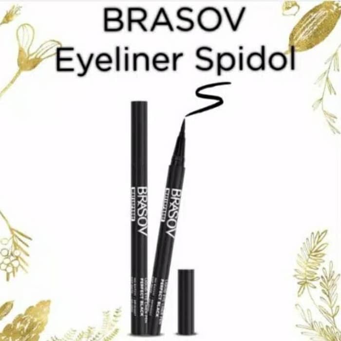 Brasov EyeLiner Waterproof Brasov Perfect Black Spidol