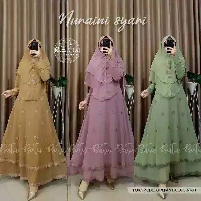 [COD] Nuraini syari grosir tangan pertama