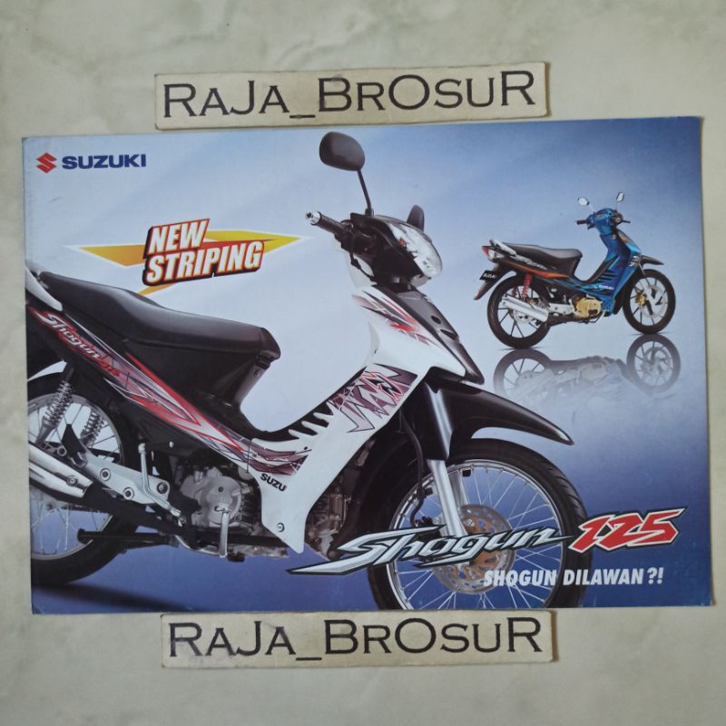 Poster brosur katalog leaflet Suzuki Shogun 125/Shogun 125R/Shogun 125SP 2006