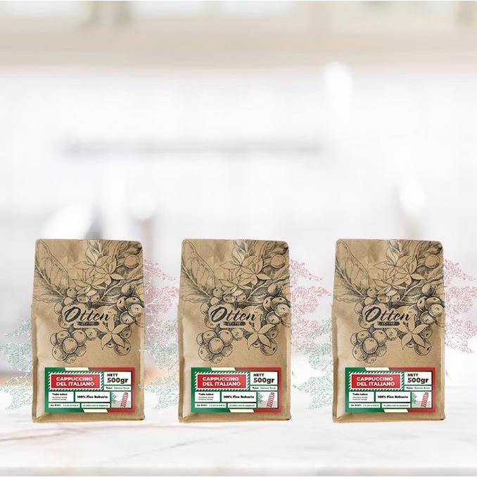 

Promo Biji Kopi Cappuccino Del Italiano 500G 3Pcs -Diskon Sd 50%