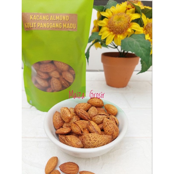 

Almond Madu Matang Kulit kemasan 200gr