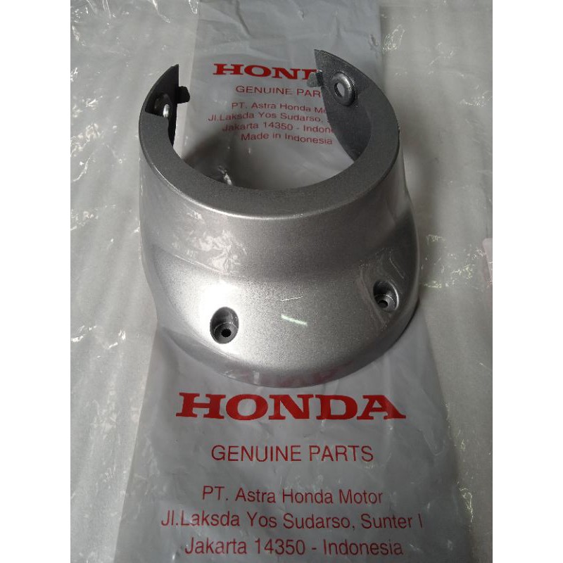 Cover B speedometer spidometer batok bawah scoopy fi esp K16 thn 2013-2016 silver abu abu grey non o