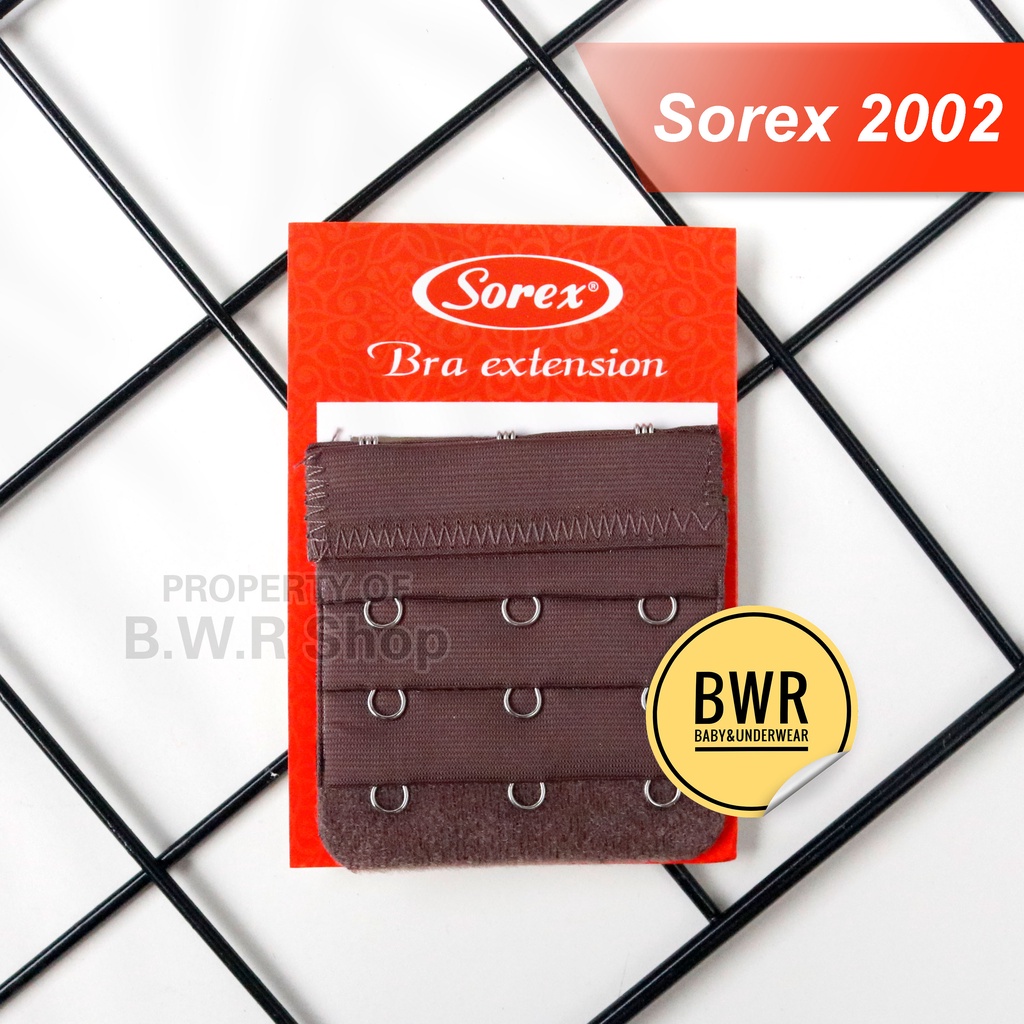 Sorex Kait 3 Art. 2002 Penyambung Bh | Bra Extension Kait Pendek /2002