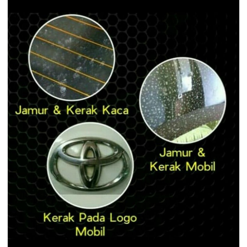 Pengkilap kaca mobil / pembersih jamur kaca mobil / obat jamur kaca betot