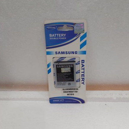 Battery Baterai Batre Samsung GLX WONDER /i8150/S5820/W689/T759/i667/i519 Double IC