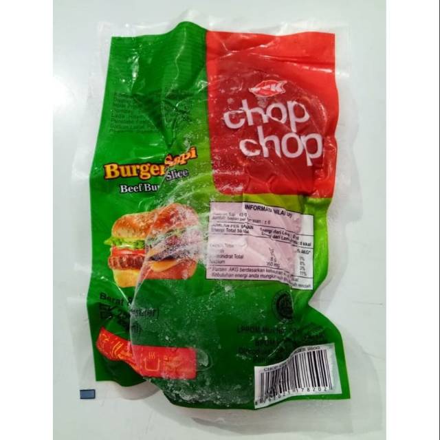 

Chop chop burger sapi isi 10s 250gr