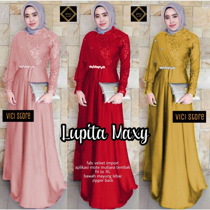 LUPITA MAXY DRESS BROKAT