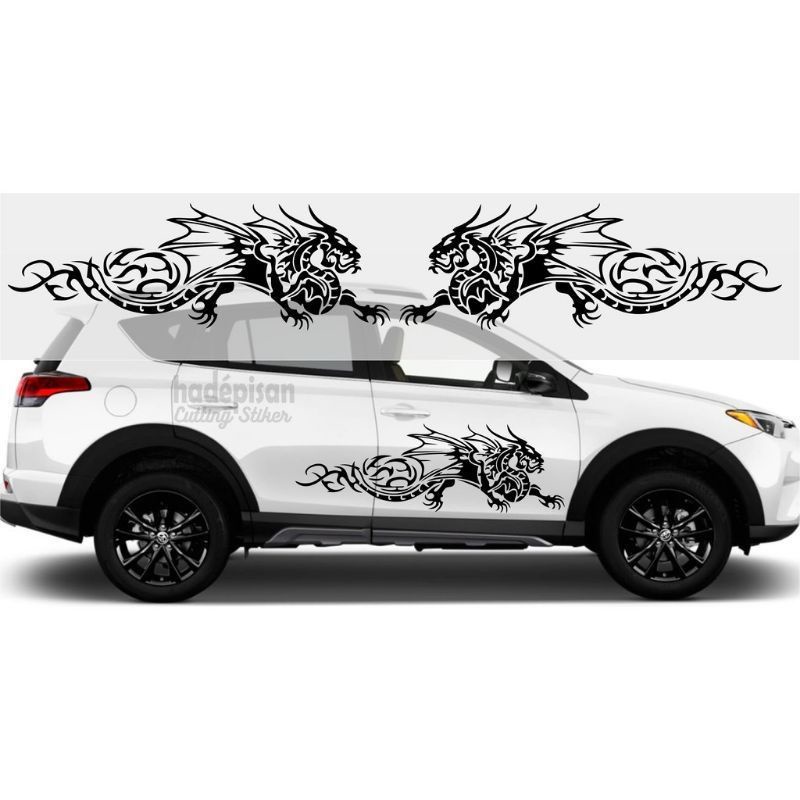 stiker mobil naga sticker cutting mobil Avanza Xenia Ertiga Livina Mobilio Dll