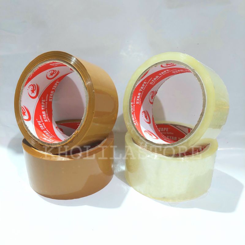 

Lakban Bening Coklat Skypack 50 yard x 45mm