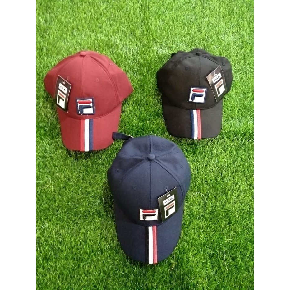 Topi baseball bordir fila topi tublr fila