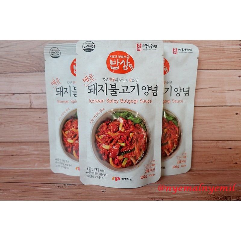 

Maeil Korean Spicy Bulgogi Sauce-100gr Sauce Instant Bulgogi Pedas