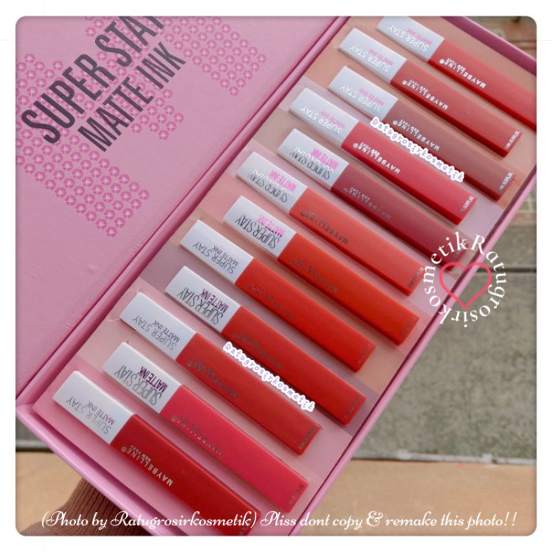 PER PACK!!!LIP GLOSS SUPER STAY MATTE INK MAYBELLINE NO.ZG-4008