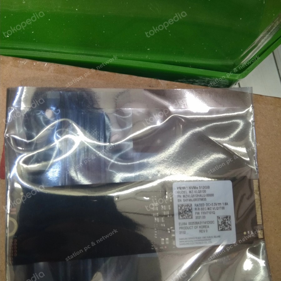 SSD NVMe SAMSUNG PM991 256GB