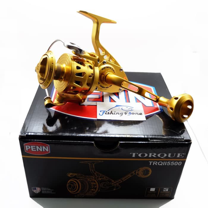 Penn TORQUE II Gold Spinning Reel TRQII 5500 AP-810