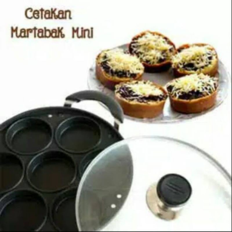 Cetakan Martabak Mini 7 lubang