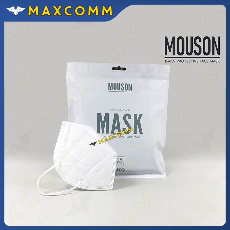 MASKER MOUSON PREMIUM KN95 MASKER SEKALI PAKAI 5PLY NON MEDIS