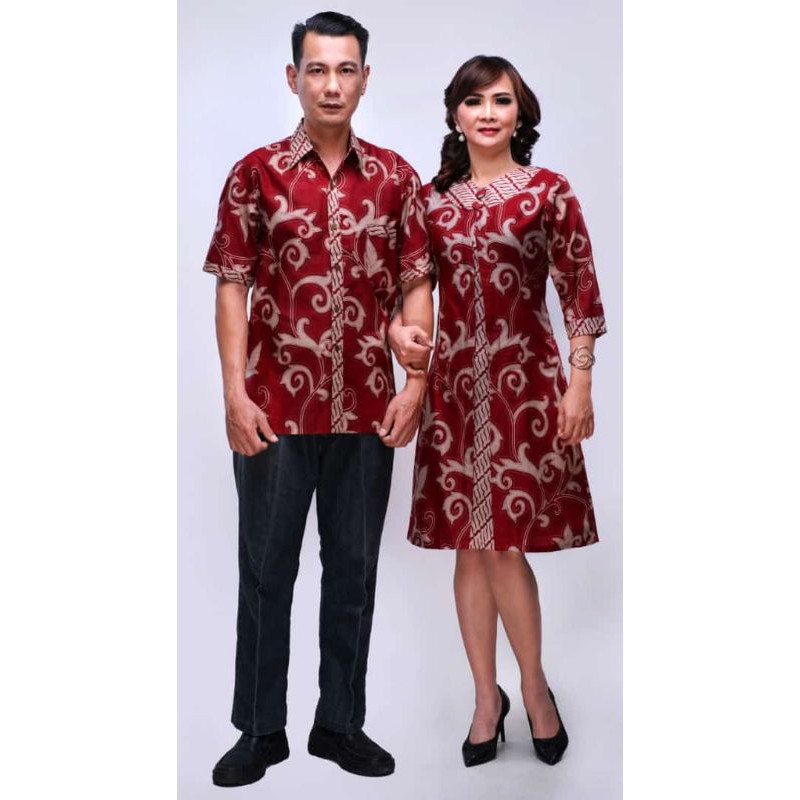 Baju batik cople keluarga set sarimbit couple family modern seragam kebaya terbaru natal anak ameta