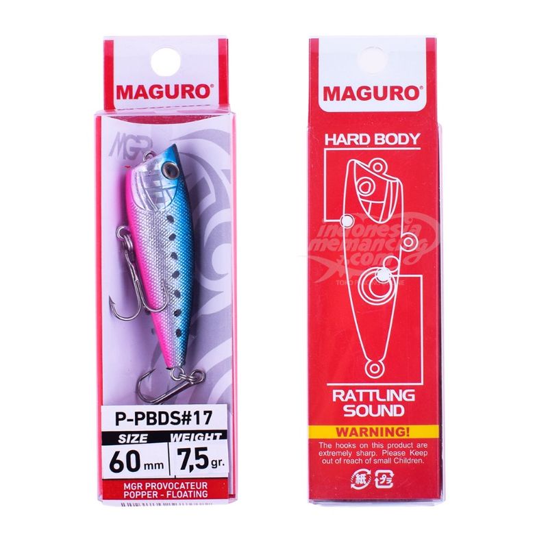 UMPAN POPPER MAGURO PROVOCATEUR 60 mm 7.5 gr