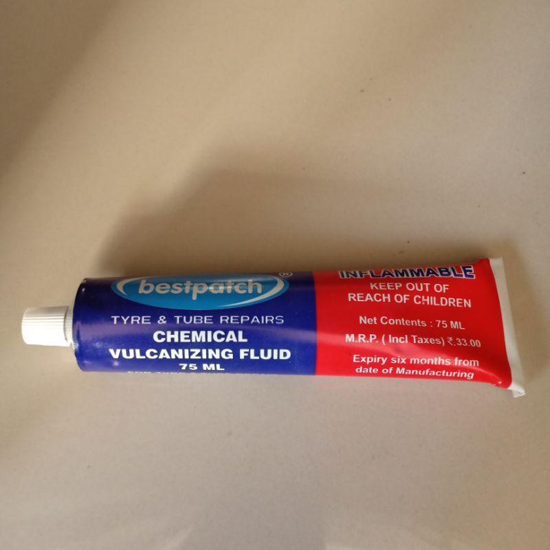 2 Pcs Lem tambal ban Tip Top PREMIUM Kemasan tube 50ml x 2 - Lem untuk tambal ban dalam dan ban luar - BESTPATCH PREMIUM