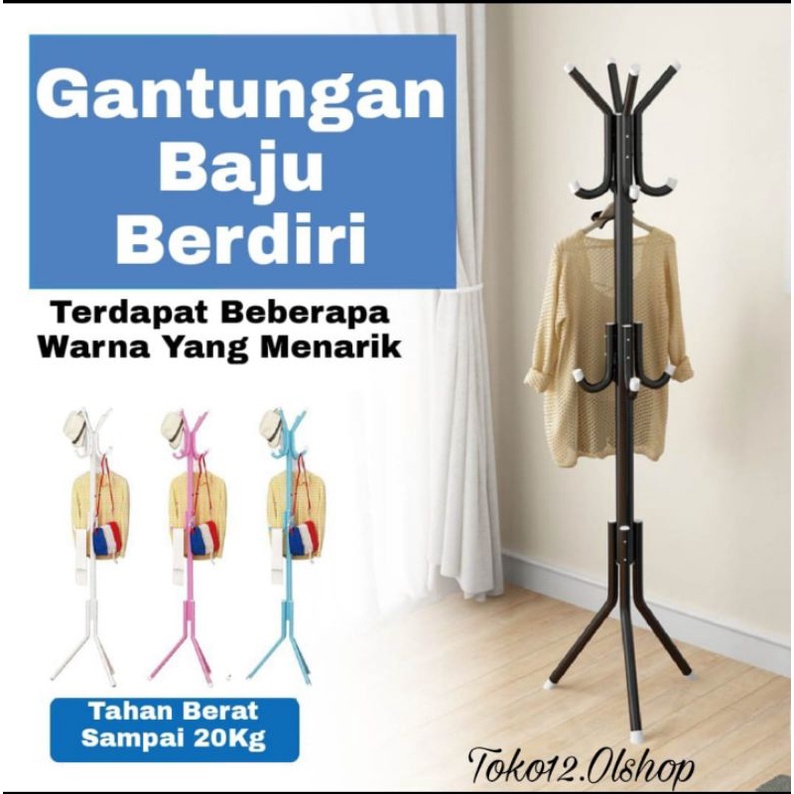 Jual Stand Hanger Stand Hanger Multifungsi Gantung Berdiri Gantungan Shopee Indonesia