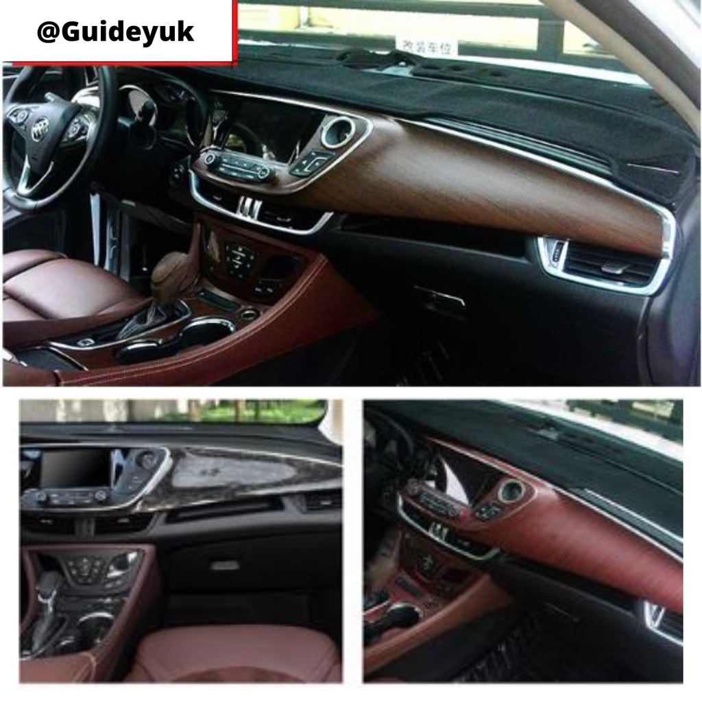 30x100 cm Car Stickers Wood Grain Interior Trim Cover Car Styling Change Color Film/Stiker Interior Mobil Motif Kayu