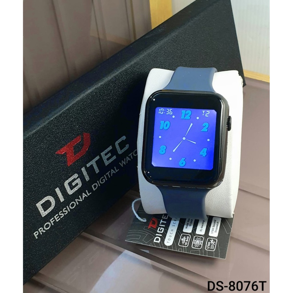 JAM TANGAN DIGITEC 8076T TERBARU ORIGINAL TALI RUBBER garansi resmi 1 tahun