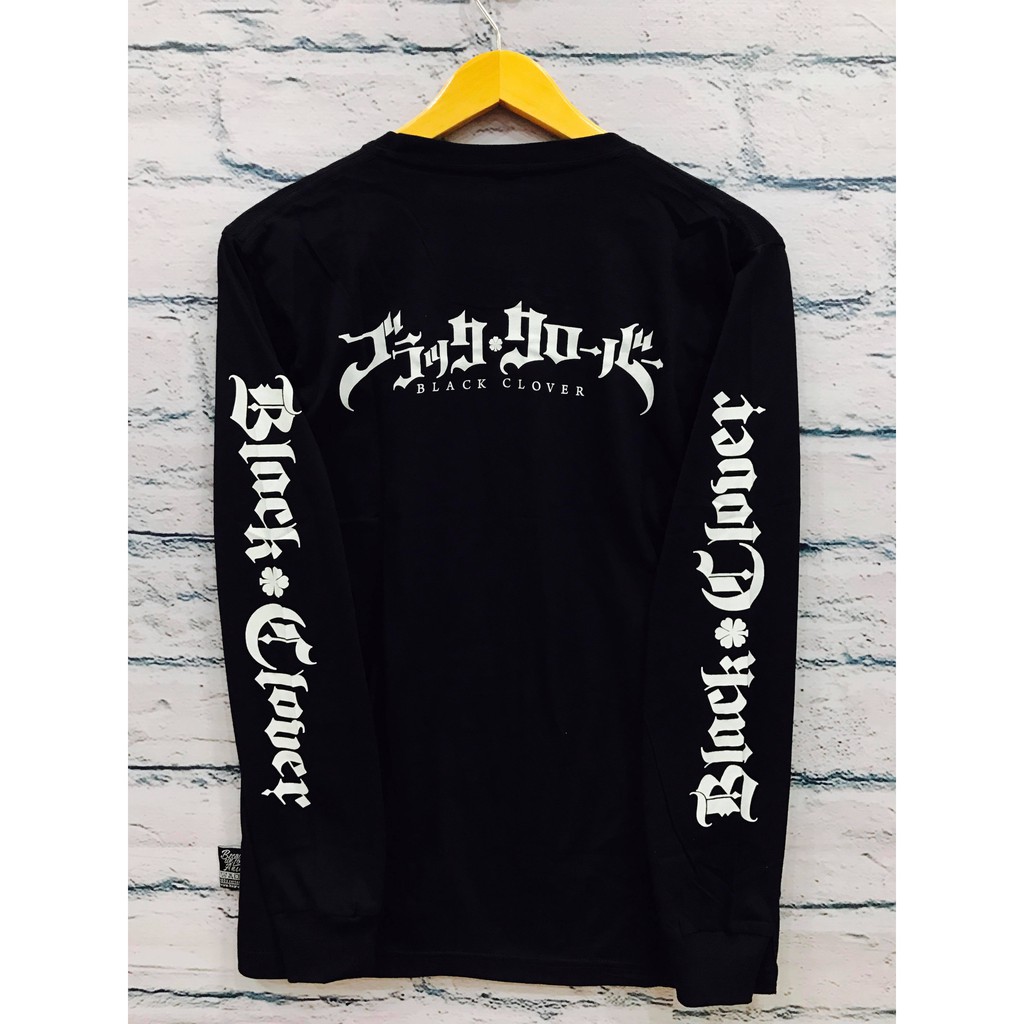 Longsleeve Black Bull kanji Asta Black clover