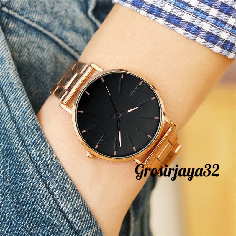 (GROSIRJAYA32) Jam Tangan Analog Pria AXELLE Stainless Steel Quartz Fashion Casual Pria Import