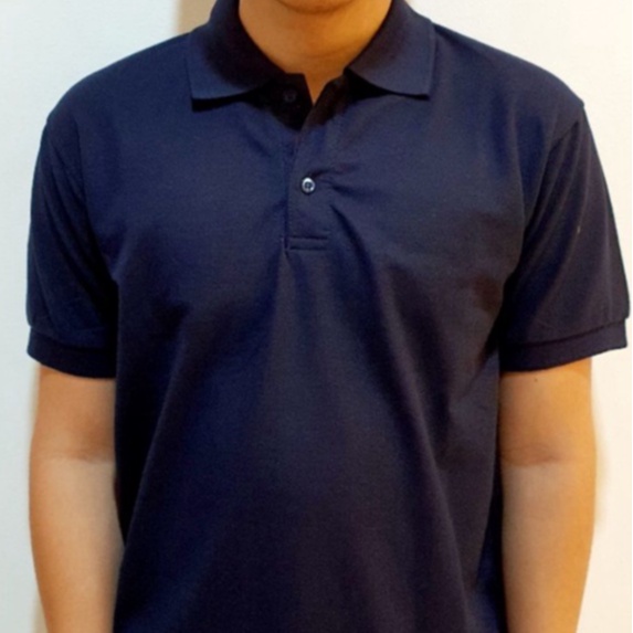 KAOS POLO SHIRT/KERAH POLO POLOS (A)-navy