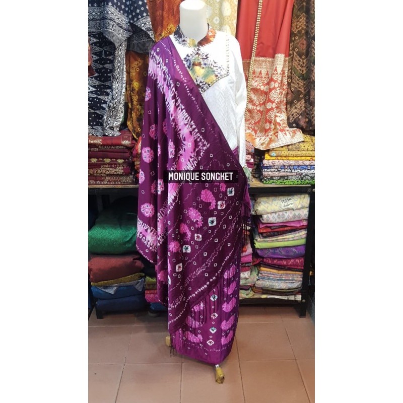 SETELAN JUMPUTAN PALEMBANG SUTRA ASLI